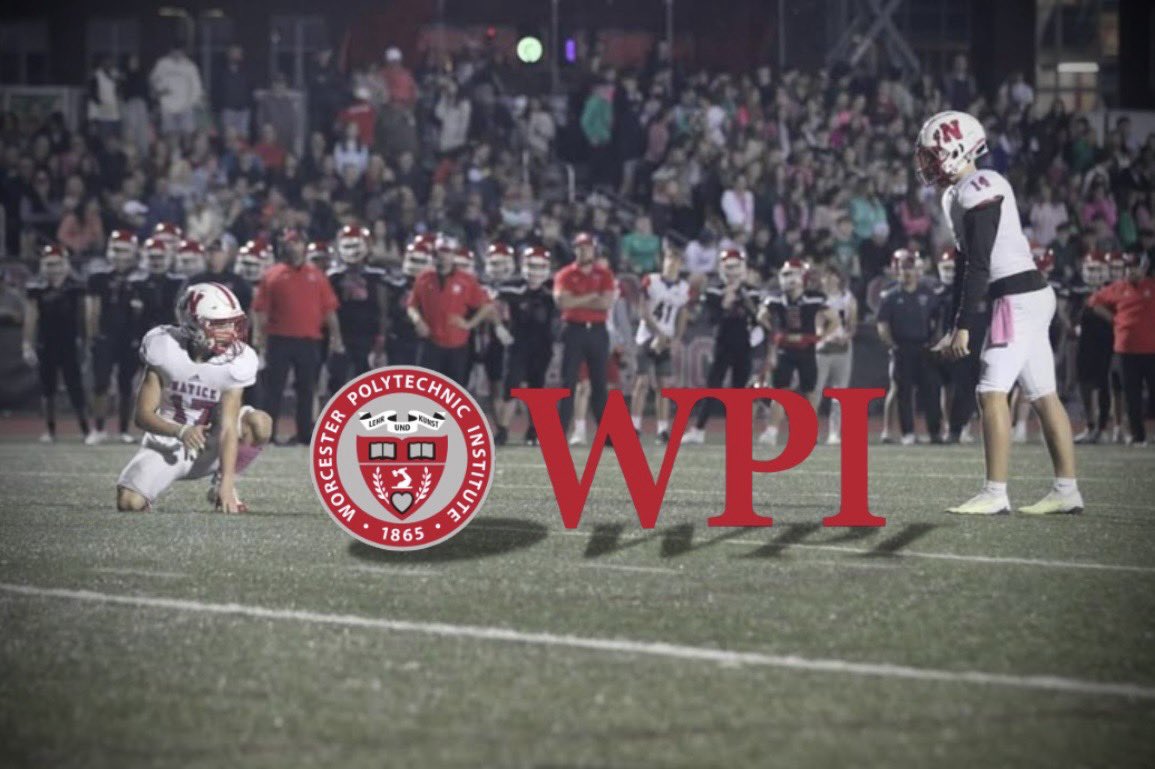 I’m exited to announce I am fully committed to continue my football career at WPI. Thank you for this opportunity to play for you <a href="/CoachRobFB/">Chris Robertson</a>. Thank you to my parents, teammates, coaches, friends, and special thanks to <a href="/CoachLenson/">Sam Lenson</a> who has been my trainer for 4 years now,