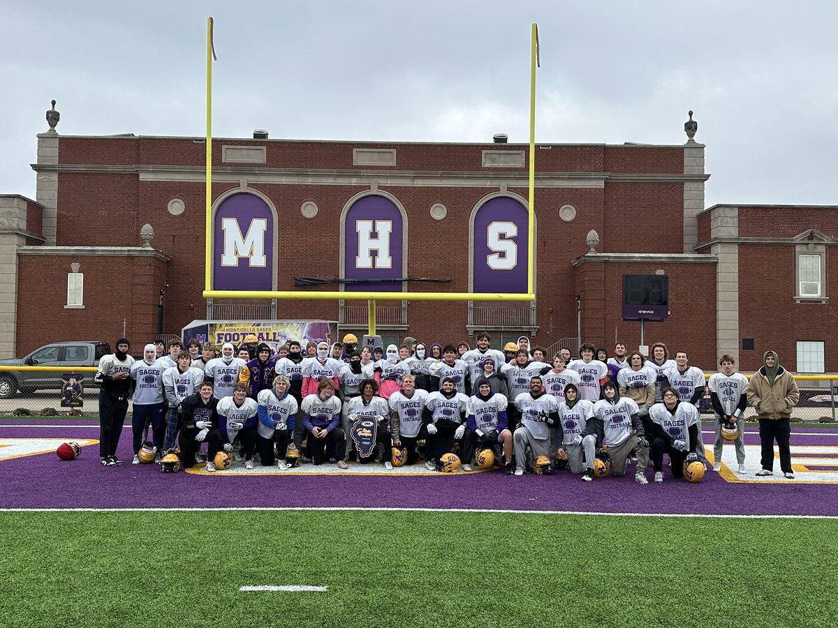 Happy Thanksgiving from <a href="/SagesFootball/">Monticello Sages Football</a> #TurkeyOnTheTurf
#TheFinalPractice #OneMoreDay #OneMoreGame #GoSages