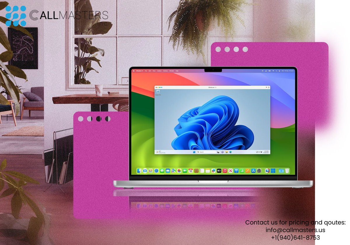 CallmastersInc's tweet photo. Run Windows Applications on Your Mac Effortlessly with Parallels

Break down the barriers between Mac and Windows!

Parallels allows you to:
Run Windows apps seamlessly on your Mac

Contact us 
+1(940)641-8753

- #Parallels
- #MacAndWindows
- #CrossPlatform https://t.co/qBWtmpIywg