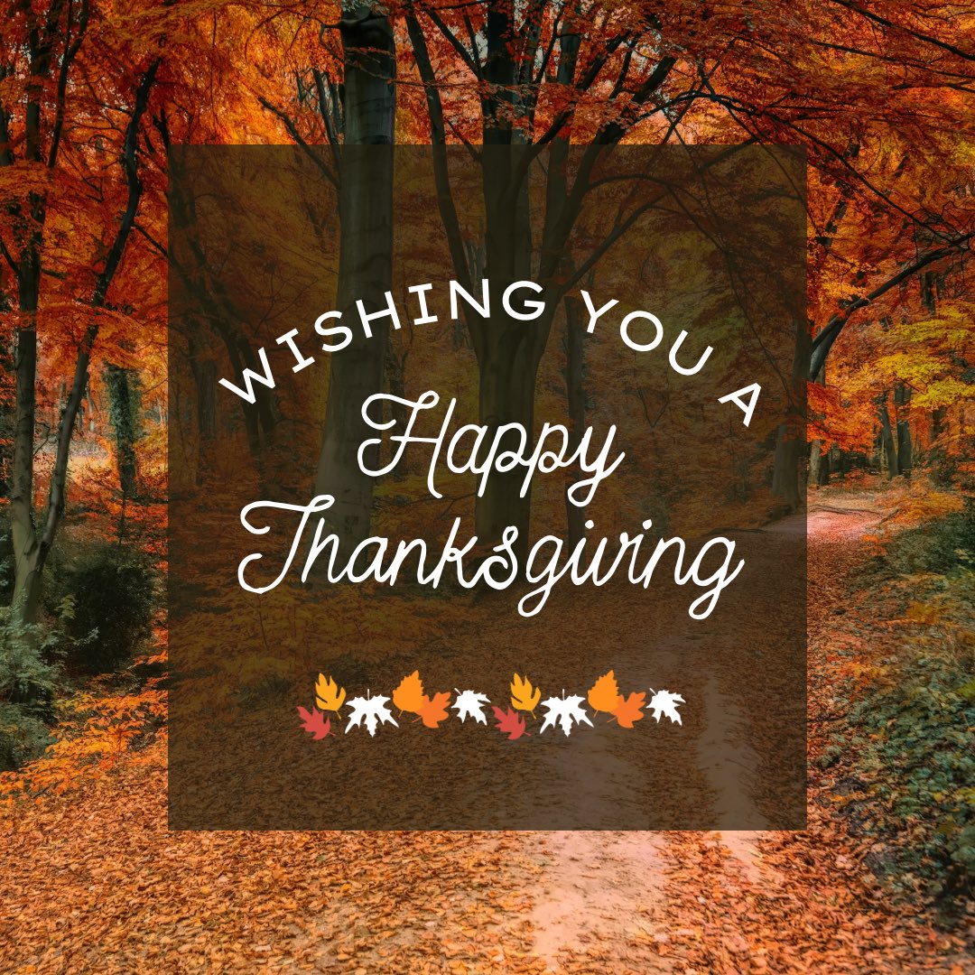 This Thanksgiving, we’re giving thanks for the support of our community and customers. Have a wonderful holiday!