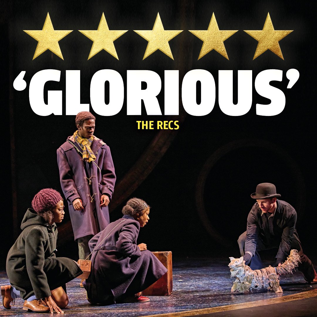 The Lion, The Witch and The Wardrobe (@lionwitchstage) on Twitter photo ⭐️⭐️⭐️⭐️⭐️
Playing <a href="/LeedsPlayhouse/">Leeds Playhouse</a> til 25 Jan, don’t miss the ‘GLORIOUS’ production of #LionWitchWardrobe (The Recs)🦁 ⭐️⭐️⭐️⭐️⭐️
Playing <a href="/LeedsPlayhouse/">Leeds Playhouse</a> til 25 Jan, don’t miss the ‘GLORIOUS’ production of #LionWitchWardrobe (The Recs)🦁