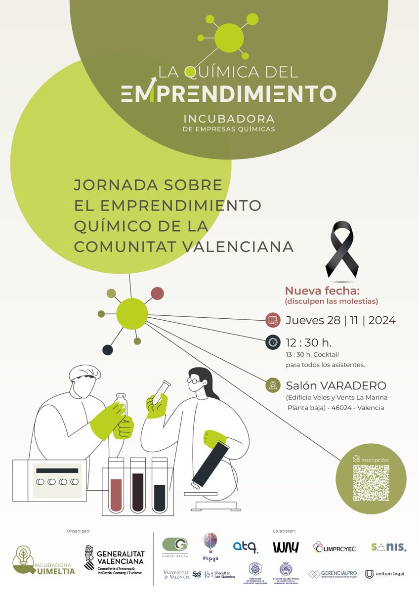 ⚗️🧪 #EcosistemaUV #QUIMEMPREN |  La <a href="/UV_EG/">Universitat València</a> ha participat en la presentació de la incubadora d'empreses químiques de la <a href="/FedQuimeltia/">QUIMELTIA</a> projecte en què col·labora la @FacQuimicaUVEG amb la seua Preincubadora #Quimiprén adherida a la Xarxa <a href="/UVstartup/">Incubadora #UVemprénStartUP</a>

ℹ️ quimeltia.com