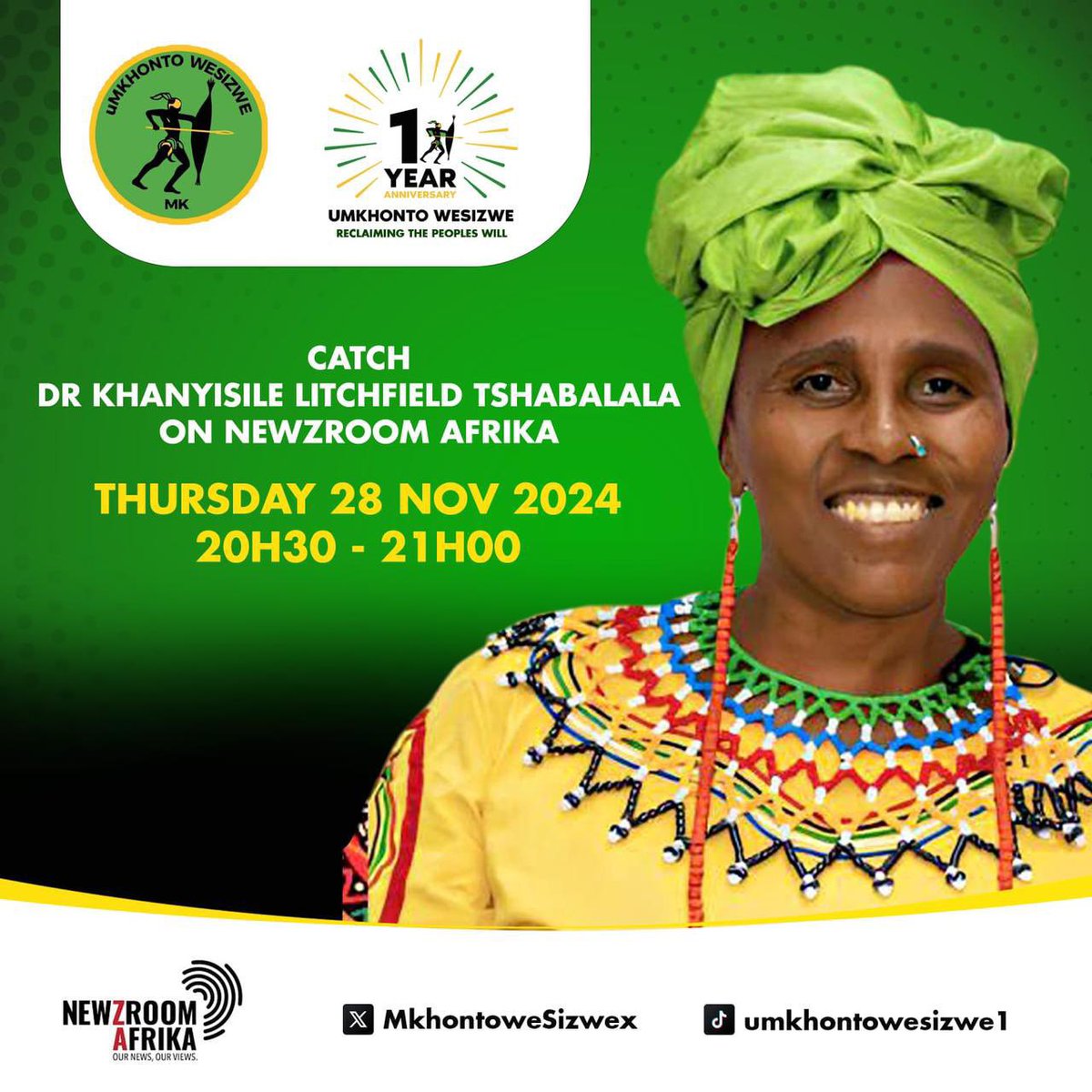 We are fielding the best of the best! That’s what Mkhonto weSizwe is made of! #GwazaMkhontoGwaza!