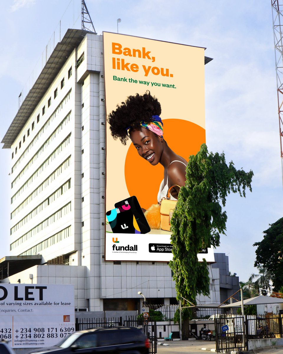 PraiseOffeh's tweet image. DAY 1 of pulling things outta my archive 
                  Posting my work
                  And trying to be consistent on this app🙂‍↕️
Found this design from 2023—still love how it came together. 
Feels good to look back! 😌❤️

OOH for Fundall