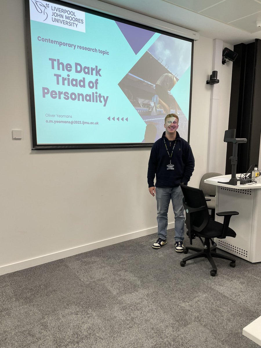 DrJoanneButt's tweet photo. Thanks to our sport psychology doctorate students @LJMUSportSci for attending our trainee research day “Research in applied settings”. Thanks for sharing your research and experiences @ollie_yeomans @FionnualaBarnes @CantwellEleanor @samuelporter_ The future looks bright! https://t.co/hbaGvtEXvP