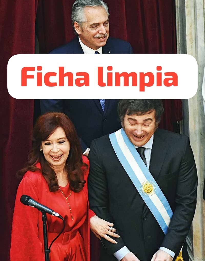 Triste pacto Milei CFK #FichaLimpia