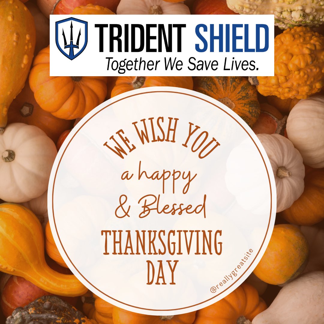 TridentShield's tweet photo. Happy Thanksgiving from Trident Shield!
This Thanksgiving, we are reminded of the abundant blessings we have as individuals, families, and a nation. As we gather around the table with loved ones, we give thanks for God’s provision, protection, and grace in our lives.
At Trident Shield, we are especially grateful for the opportunity to serve faith-based communities and organizations across the country. It is a privilege to partner with you in creating safe spaces where faith can flourish, lives can thrive, and God’s truth can be shared.
We also give thanks for the brave men and women who serve and protect our nation—military members, first responders, and everyday heroes who exemplify courage and selflessness.
May your Thanksgiving be filled with joy, peace, and reflection on the goodness of our Lord. Let us enter this season of gratitude with hearts full of hope, trusting in His unfailing love and perfect plan.
From all of us at Trident Shield, Happy Thanksgiving, and may God richly bless you and your family. 🦃✨
"Give thanks to the Lord, for He is good; His love endures forever." – Psalm 107:1