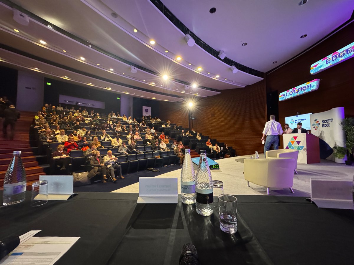 Delighted to be asked to judge the partner pitch at <a href="/ScottishEDGE/">Scottish EDGE</a> #edge24 

Hopefully I wasn't too harsh <a href="/EdenScottLtd/">Eden Scott</a>...