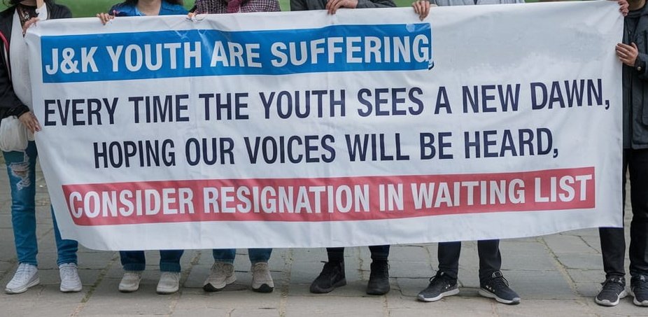 ParreyAsrar's tweet photo. For the last six months, it has been clear that both the LG administration and now the Elected government are ignoring our issue. Either they are unable to address the problems of the youth, or their priorities lie elsewhere. 1/2 https://t.co/OkHX1Pz7Ov
