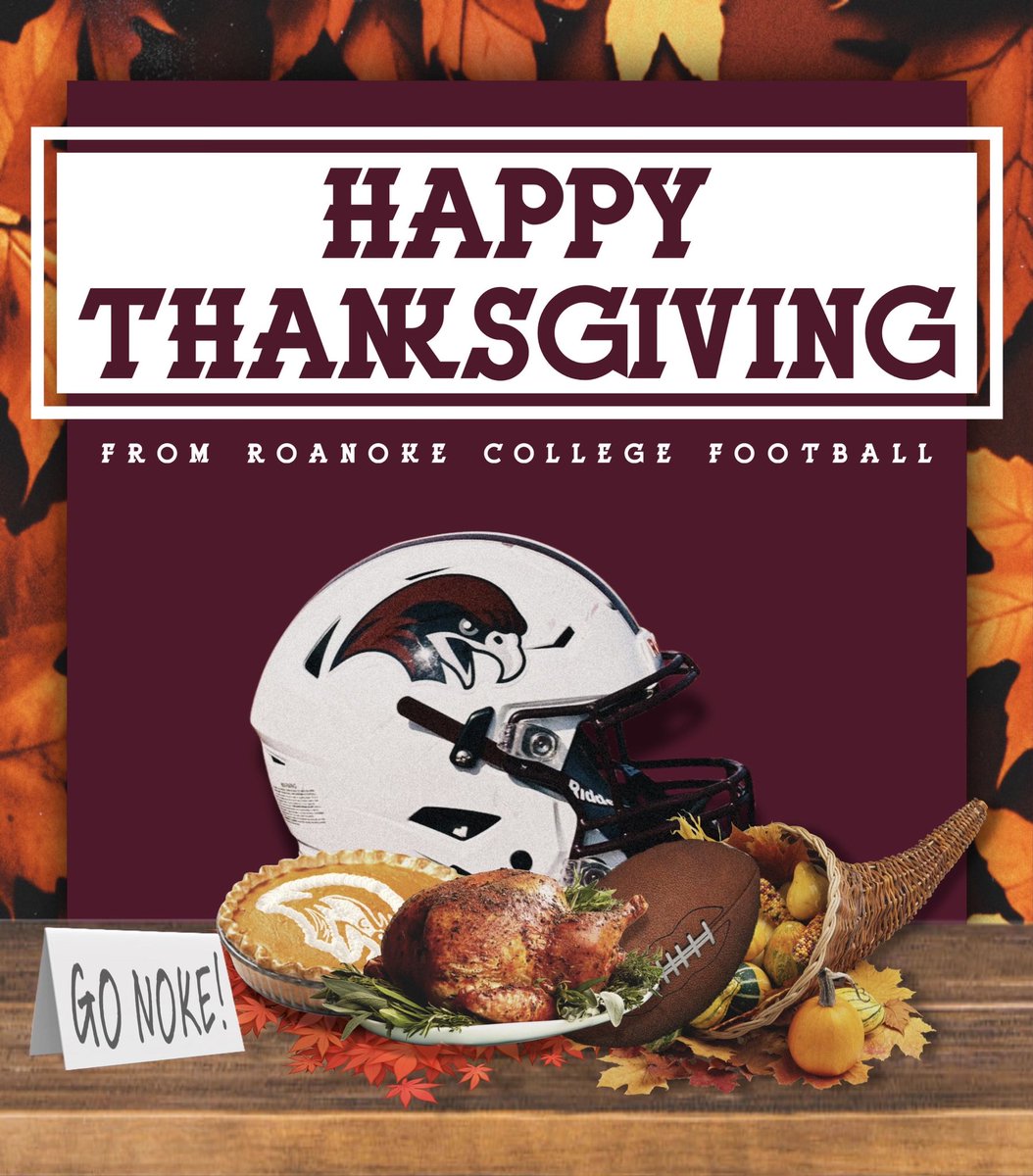 Matthew Morgan (@matthew_m60) on Twitter photo Thank you <a href="/CoachGiancola/">Mike Giancola</a> and the <a href="/RoanokeFB/">Roanoke College Football</a> family for the warm Thanksgiving message! Thank you <a href="/CoachGiancola/">Mike Giancola</a> and the <a href="/RoanokeFB/">Roanoke College Football</a> family for the warm Thanksgiving message!
