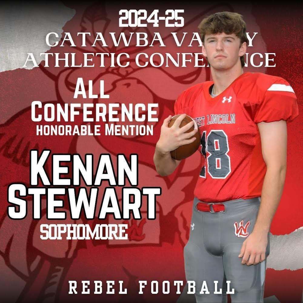 Congratulations to Kenan Stewart
CVAC All-Conference Honorable Mention!