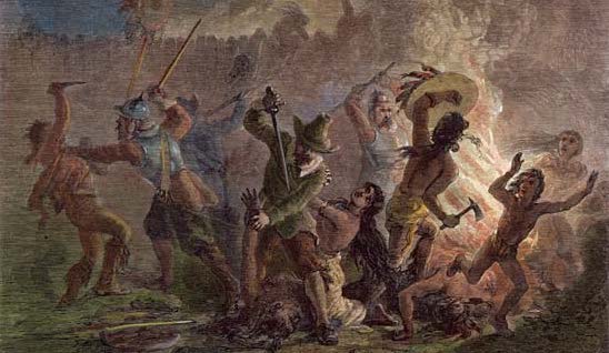 Remember that America’s first Thanksgiving celebrated the massacre of 700 Pequot Indians who were peacefully gathered in celebration. English &amp; Dutch settler colonialists set fire to their village, burn¡ng hundreds alivs and then shøt anyone who attempted to escape.