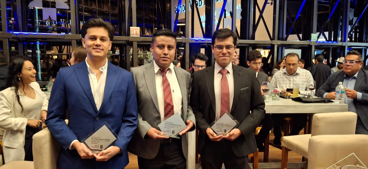 NoelMirandaM's tweet photo. Felicito a Daniel Martínez Tomás, Luis Ángel Jiménez e Israel Villegas, alumnos de la @EconomiaEscuela, @upiig_oficial y la @ipn_esfm por la obtención del 1ero, 2o y 3er lugar respectivamente del #RetoActinver2024 

¡Enhorabuena! 
@IPN_MX 
@retoactinver https://t.co/gosu9uWQ4B