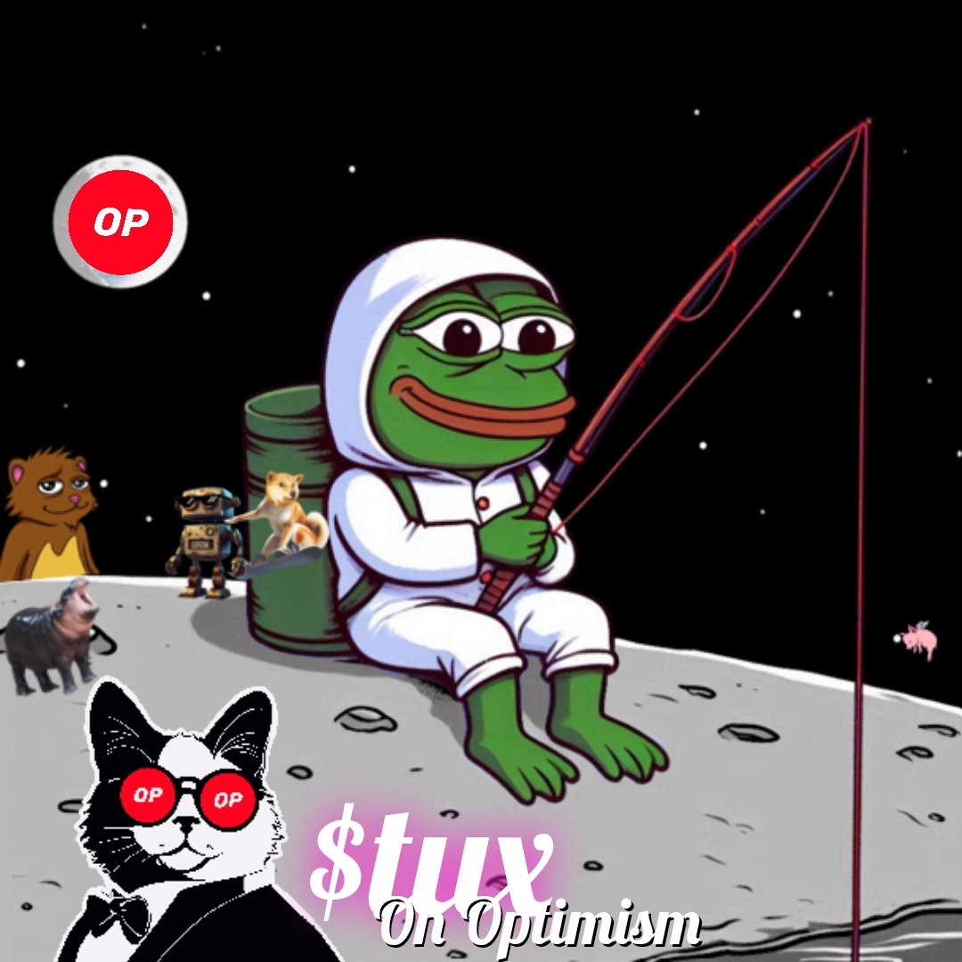 <a href="/HTX_Global/">HTX</a> T.me/magicaltuxport…  magicaltux.qrkit.es
<a href="/magicaltux_op/">TUX 🔴</a> $op #Optimism
#1 #Catcoin <a href="/JinglejamOP/">Optimist Prime</a> <a href="/amandatylerj/">amandatyler.eth</a>