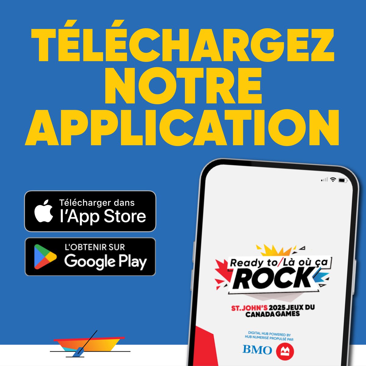 INTRODUCING the 2025 Canada Games App powered by <a href="/BMO/">BMO</a> ! Available on the Apple App Store and Google Play  

//  

PRÉSENTATION de l'application des Jeux du Canada 2025 propulsée par BMO ! Disponible sur l'application Apple Store et Google Play