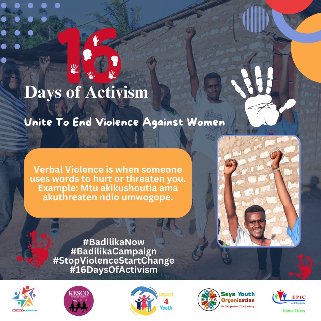 MutieSeth's tweet photo. Words hurt too.
#BadilikaNow
#BadilikaCampaign
#StopSilenceStartChange
#I6DaysOfActivism
@I4Y_Kenya
@youth_seya
@srhkenya1
@Epicyouthorg https://t.co/KRr4Hoj4YX
