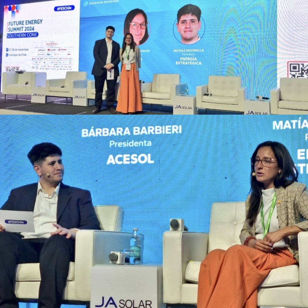 Bárbara Barbier fue invitada a una entrevista exclusiva en #FES 2024
En la ocasión habló del rol de nuestro gremio de conciliar todos los segmentos solares, de la certeza jurídica para la inversión, la reforma a la distribución y de eliminar barreras de proyectos solares. 👏👏👏
