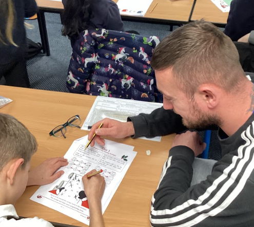 StAugustinesJun's tweet photo. Today, we had our yearly Maths Cafe. We had lots of parents and carers attend the event.  It was a great success and we all had a brilliant time. https://t.co/mMddqSYgKm