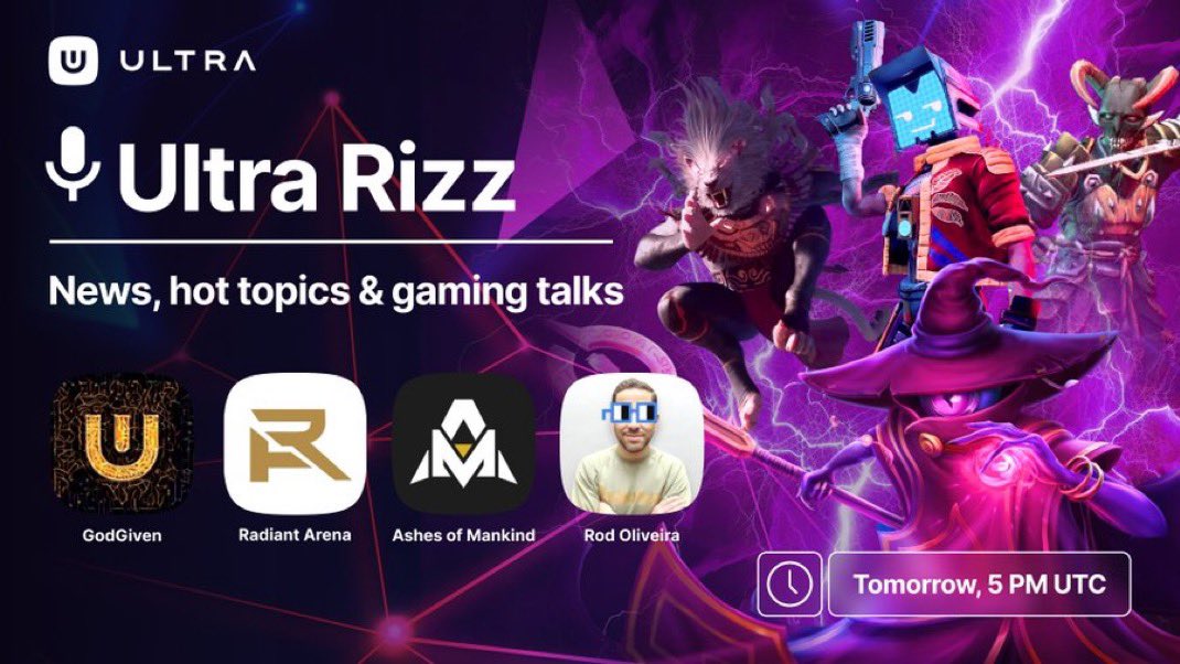 A lot of good information and updates from <a href="/Ultra_io/">Ultra</a> as usual it’s a pleasure listen them and know how bright the future looks!