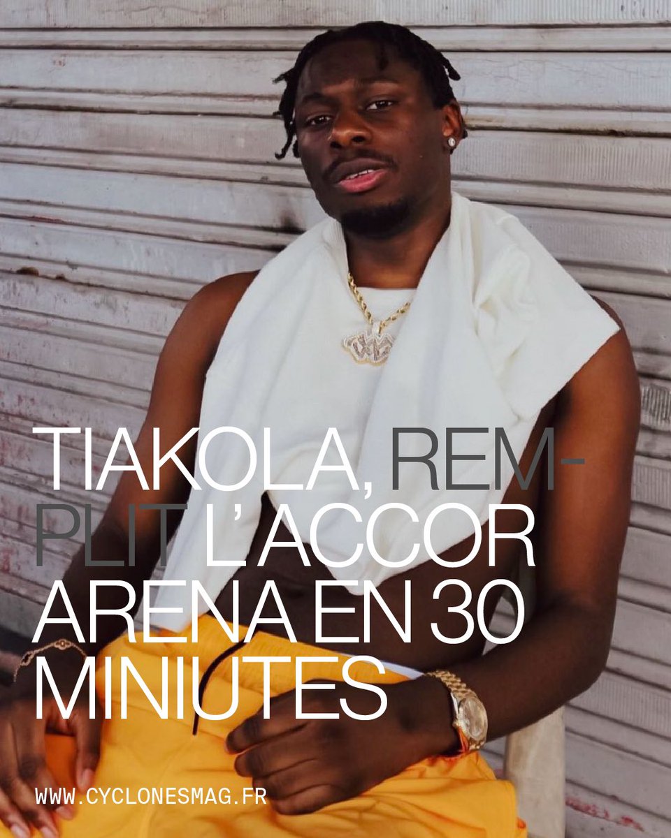 Les deux dates de <a href="/LMDTiakola/">La Mélo de Tiakola</a> à <a href="/AccorArena/">AccorHotelsArena</a>, sold-out en un temps record.

26 &amp; 27 Mars 2025 !