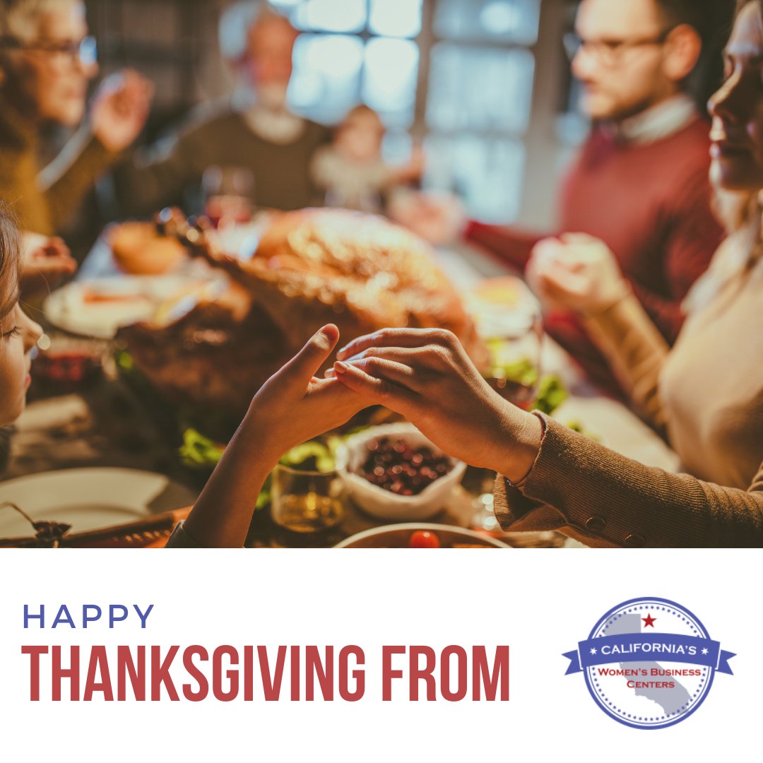 Happy Thanksgiving from the California WBC! 
We are grateful for our community of dedicated women entrepreneurs and business leaders. May your holiday be filled with warmth, gratitude, and special moments with loved ones. Thank you for your unwavering support and inspiration!