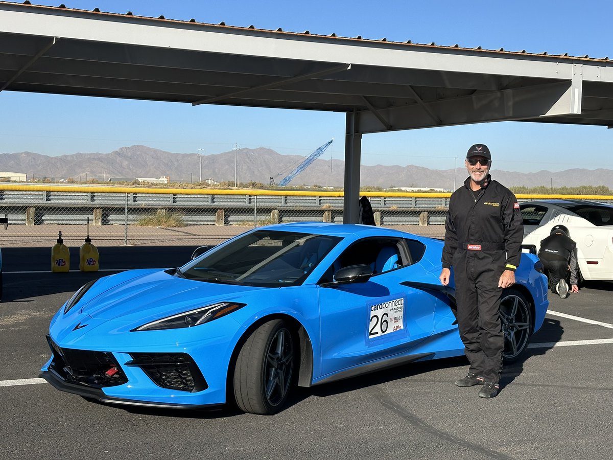 Charge_It_Now's tweet photo. 🏁 Rev up your engines as CardConnect Paradise Racing takes over the track at the renowned Ron Fellows Corvette School.! 🏎️✨ #CardConnectRacing #CorvetteSchool #FeelTheRush #PrecisionDriving https://t.co/2auhCDyYF0