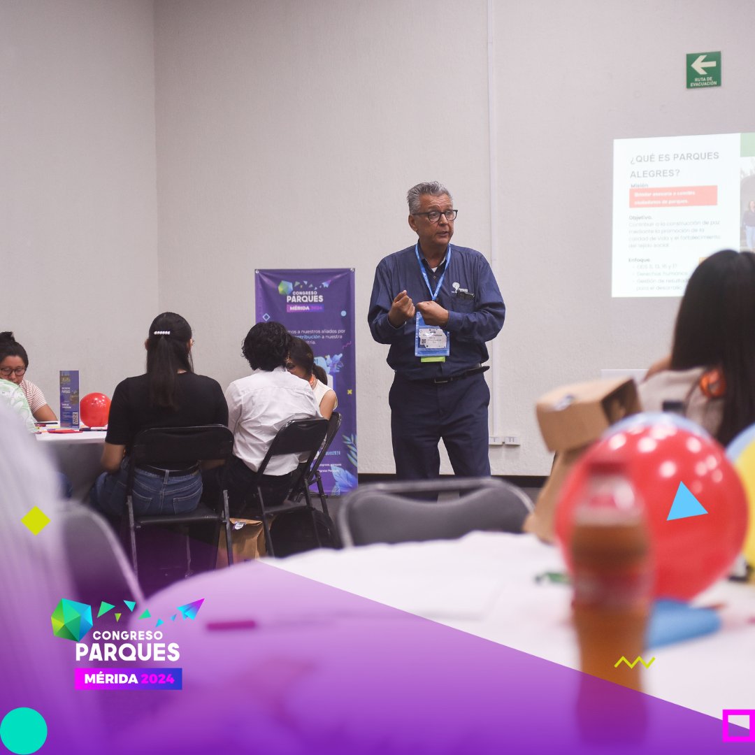 congreso_parque's tweet photo. 🌟 De la Apatía a la Acción Colectiva para Parques Barriales en #CongresoParques2024 🏞️🤝 

🛠️ Este taller práctico reunió a líderes comunitarios para transformar espacios públicos en áreas de paz y participación ciudadana 🌍✨.

🔗 Descubre más aquí: https://t.co/QE4NKRT3N0 https://t.co/0ZT1UvICPA
