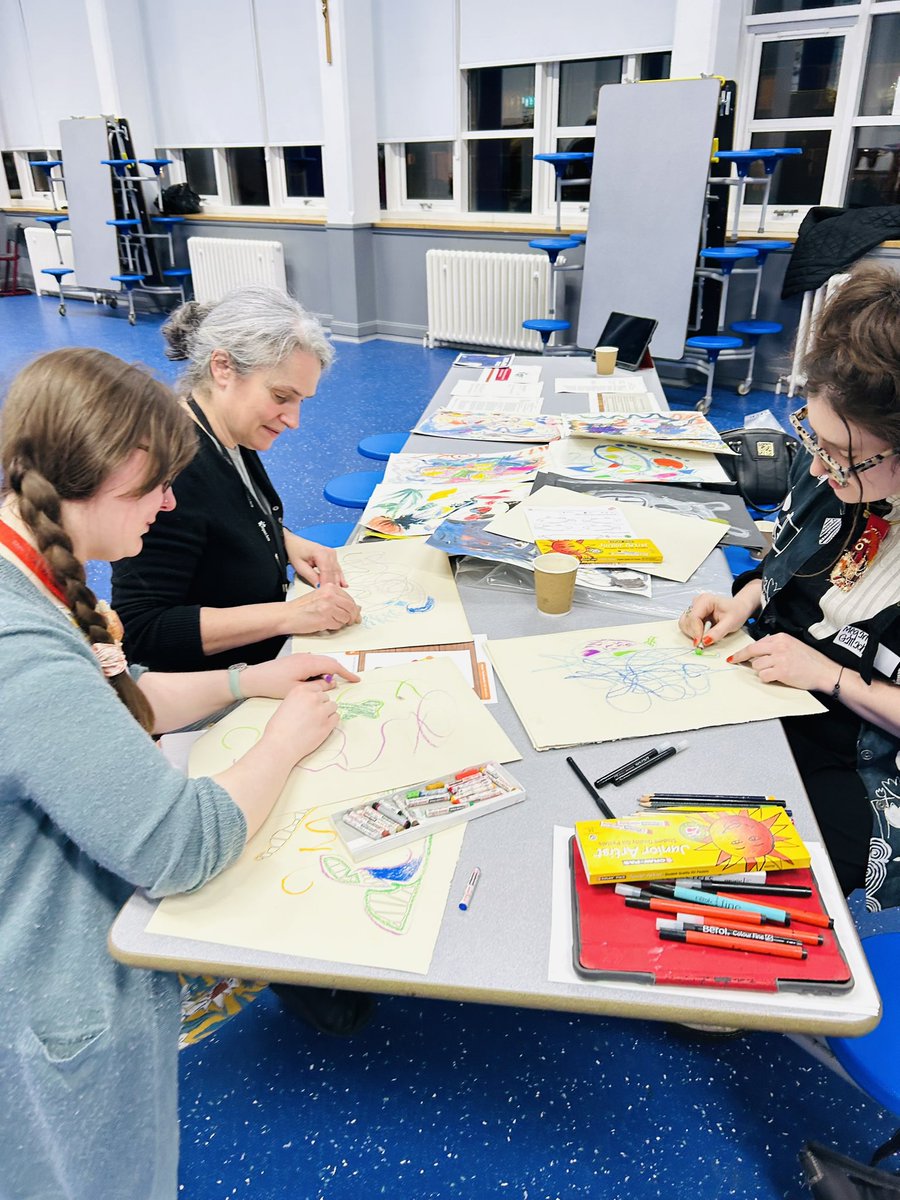 Showcasing our citywide ‘Art as Nurture’ intervention in collaboration with Impact Arts at the Nurture Doors Open event. Wonderful to see and share good practice across the city!@GlasgowCREATE <a href="/impact_arts/">Impact Arts</a>