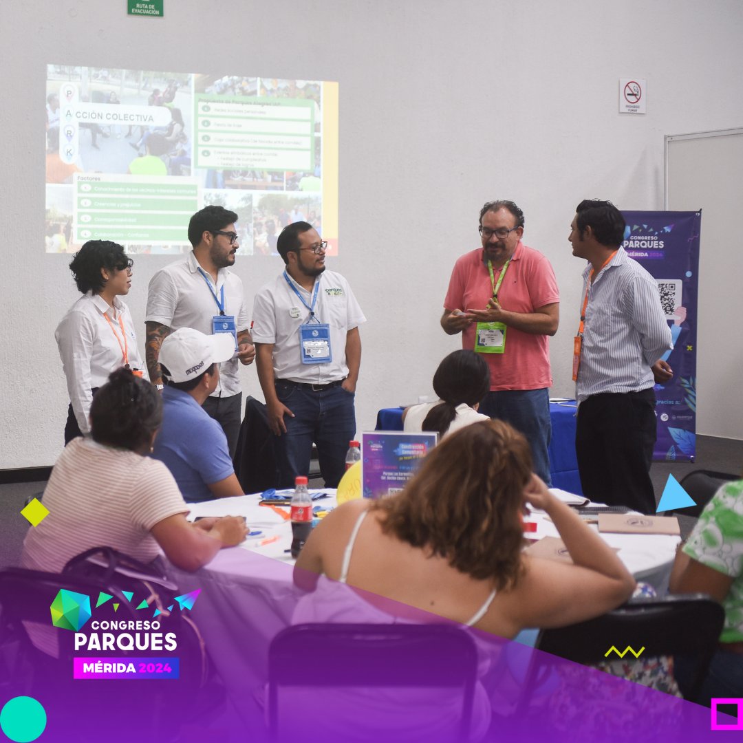 congreso_parque's tweet photo. 🌟 De la Apatía a la Acción Colectiva para Parques Barriales en #CongresoParques2024 🏞️🤝 

🛠️ Este taller práctico reunió a líderes comunitarios para transformar espacios públicos en áreas de paz y participación ciudadana 🌍✨.

🔗 Descubre más aquí: https://t.co/QE4NKRT3N0 https://t.co/0ZT1UvICPA