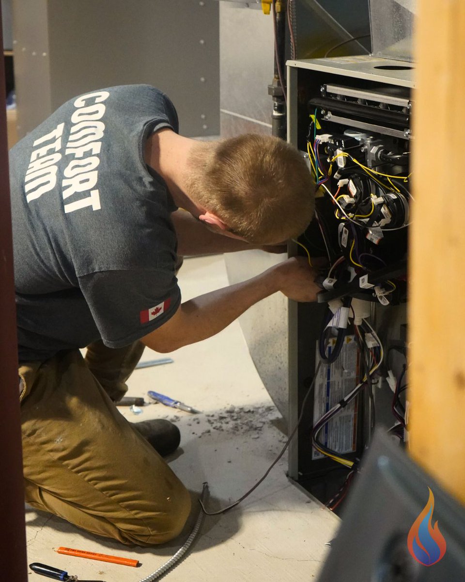 HeatingBarrie's tweet photo. Another week, another round of hard work and cozy homes! ❄️🍂 As the days get chillier, our team’s keeping the warmth flowing and the smiles going. Check out this week’s highlights! #WeeklyUpdate https://t.co/uWQjPxLOim