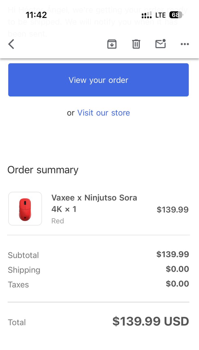 esconhektor's tweet photo. @boardzyxd I bought one red, the one reason is because want to try some product of vaxee. Their products are difficult
to import to Mexico.

The weight for 55-60 grams is good for me https://t.co/P5bbDpXzMv