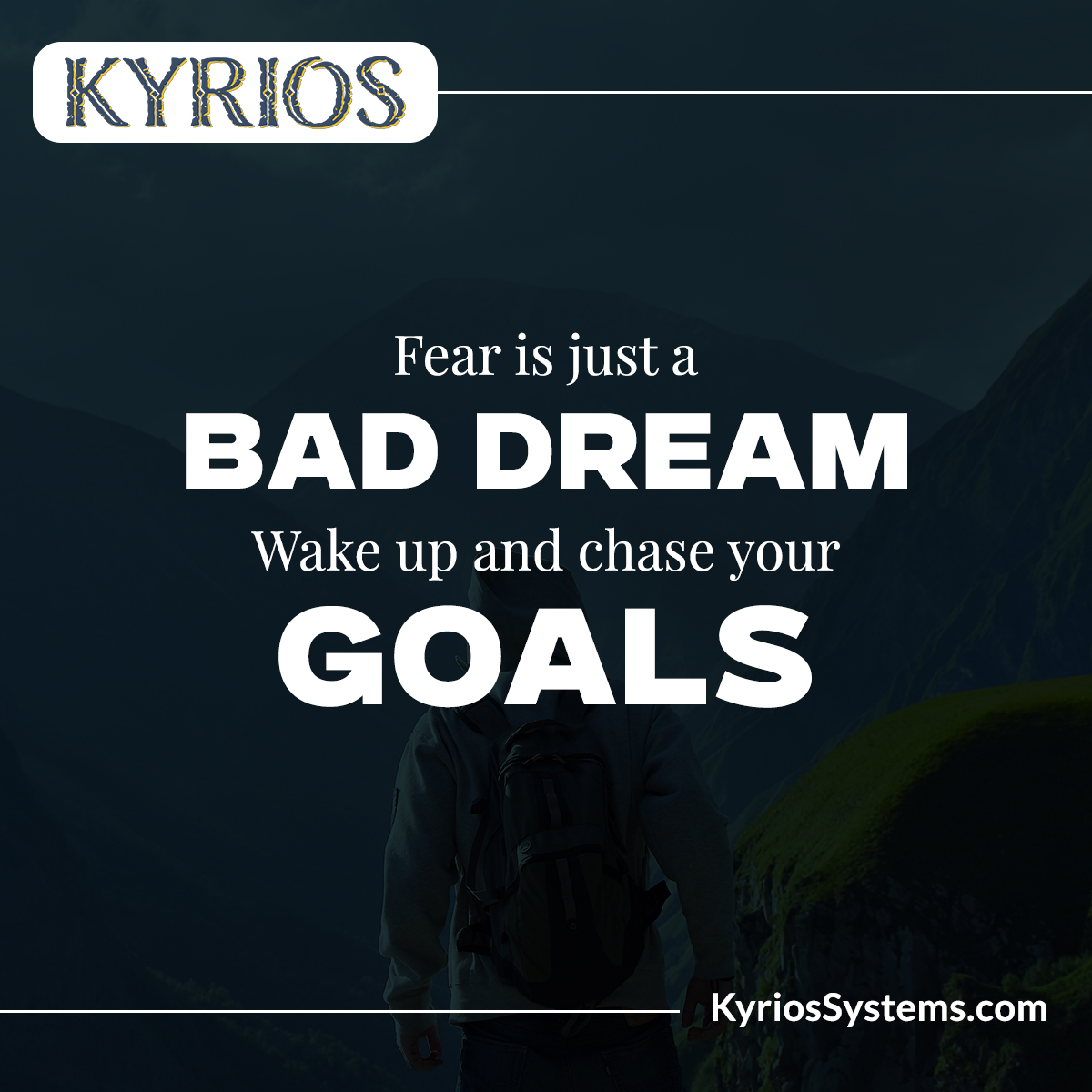 Don't let fear hold you back. The greatest rewards often come from taking risks.