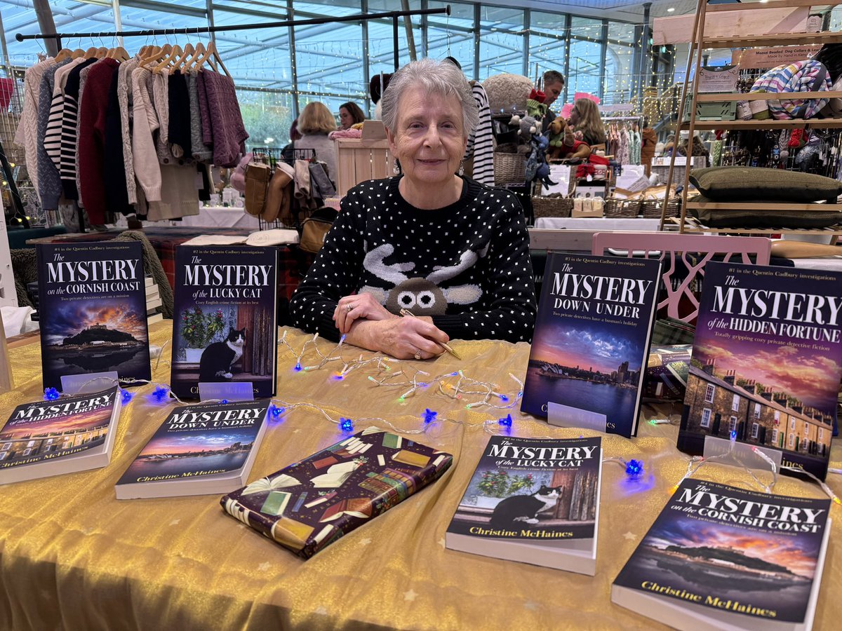 Christine McHaines (@christempleton6) on Twitter photo Great day at the Eden Project Christmas Market today - The Mystery on the Cornish Coast proved popular <a href="/thebookfolks/">THE BOOK FOLKS</a> <a href="/TregollsC/">Tregolls lodge book club Truro</a> #cosycrime
amazon.co.uk/dp/B0D92GJTKF/ Great day at the Eden Project Christmas Market today - The Mystery on the Cornish Coast proved popular <a href="/thebookfolks/">THE BOOK FOLKS</a> <a href="/TregollsC/">Tregolls lodge book club Truro</a> #cosycrime
amazon.co.uk/dp/B0D92GJTKF/
