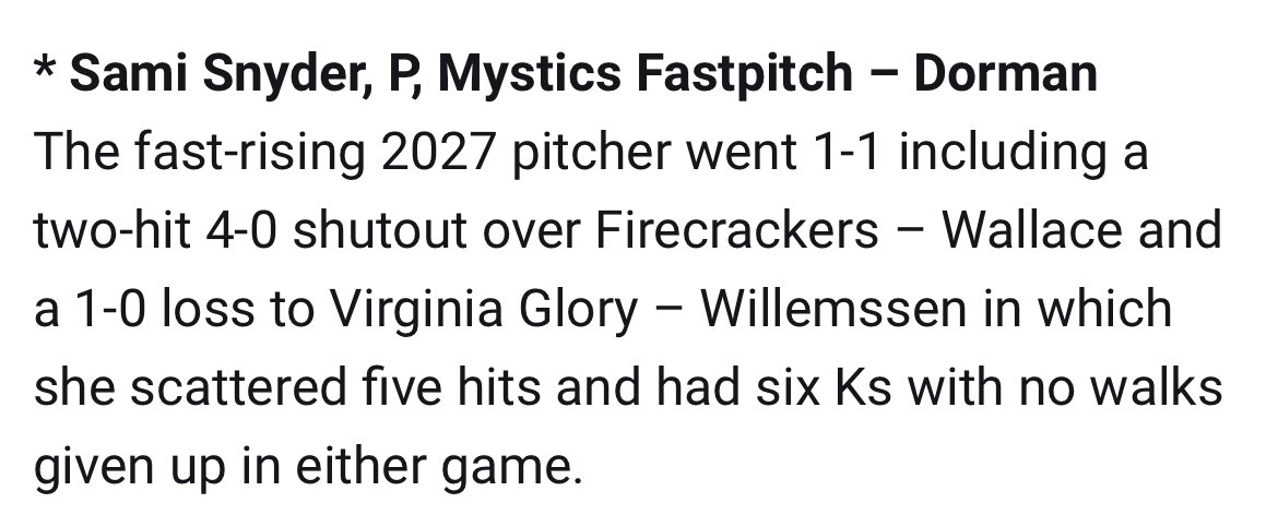 So excited to be apart of the Clearwater Fall Classic 18U All-Tournament team alongside some of the best players in the country! I hope everyone has a happy and safe Thanksgiving🦃!