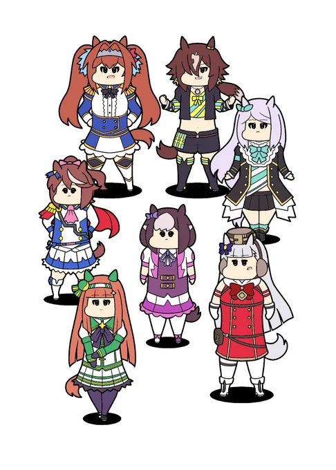 #ウマ娘 こんな感じに 