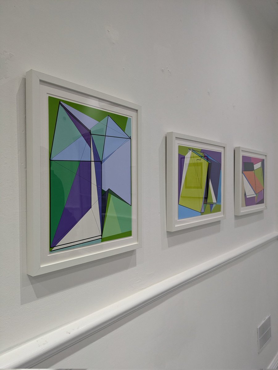 elluba's tweet image. The finissage of @nguyenwahed &apos;Programmed Expressionism&apos; with works by @aurecevettier #VeraMolnar @manfredemohr @REAS #HaroldCohen 

@miminguyenmimi #plottertwitter #generativeart