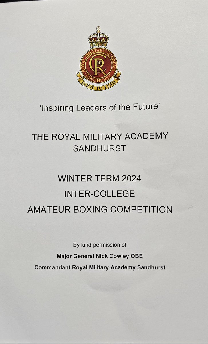 silverladyltd's tweet photo. Spectacular night of boxing @RMASandhurst Inter College Boxing Competition. The boxers showing true determination &amp; courage.
Privileged to sponsor this great event for 20 years and thank you to @RMASandhurst for hosting us so well.
@ArmySportASCB 
@ArmyComdtRMAS 
@DComdtRMAS https://t.co/B5bsk67cc9