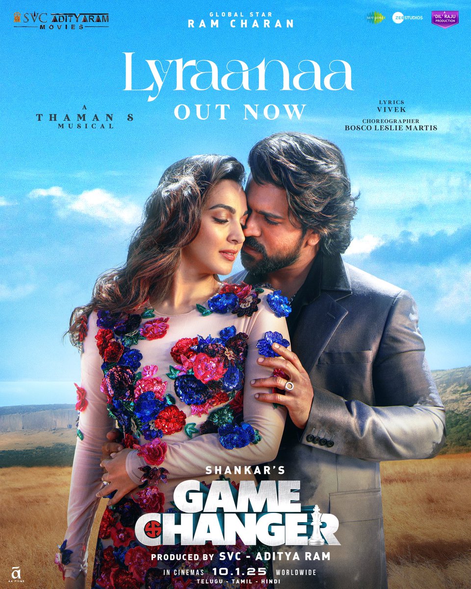Ram Charan (@alwaysramcharan) on Twitter photo A special melody from #GameChanger album 💜
#NaanaaHyraanaa | #Lyraanaa | #JaanaHairaanSa is all yours now!
bit.ly/498CVU7
Sung by <a href="/shreyaghoshal/">Shreya Ghoshal</a> & <a href="/singer_karthik/">Karthik Music Exp</a>
<a href="/ramjowrites/">RamajogaiahSastry</a>, <a href="/Lyricist_Vivek/">Vivek</a> & <a href="/KausarMunir/">Kausar Munir</a> lyrics for <a href="/MusicThaman/">thaman S</a>’s melody is simply superb. A special melody from #GameChanger album 💜
#NaanaaHyraanaa | #Lyraanaa | #JaanaHairaanSa is all yours now!
bit.ly/498CVU7
Sung by <a href="/shreyaghoshal/">Shreya Ghoshal</a> & <a href="/singer_karthik/">Karthik Music Exp</a>
<a href="/ramjowrites/">RamajogaiahSastry</a>, <a href="/Lyricist_Vivek/">Vivek</a> & <a href="/KausarMunir/">Kausar Munir</a> lyrics for <a href="/MusicThaman/">thaman S</a>’s melody is simply superb.