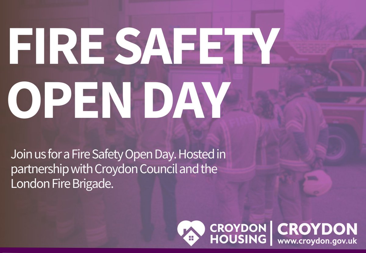 🚒 Fire safety open day in Croydon! 🚒

Join us on Saturday, 30th Nov 1-3pm at 1-87 Regina Rd, South Norwood. Meet local firefighters, ask questions &amp; get safety tips ahead of Christmas!

Free event for all Croydon residents!

Read more: orlo.uk/gZdyv