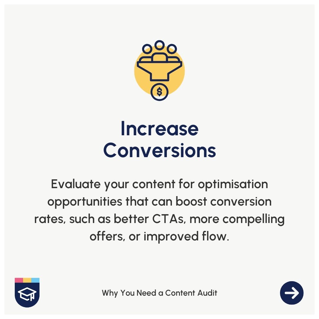 TMLAinfo's tweet photo. Content audits are a vital part of any effective marketing strategy. By evaluating your existing content, you can uncover hidden opportunities to enhance your performance and stay ahead of the competition.

For more - https://t.co/MKc0sPNtwz
 
#ContentMarketing #TMLAInsights https://t.co/fWR7k3gTRk