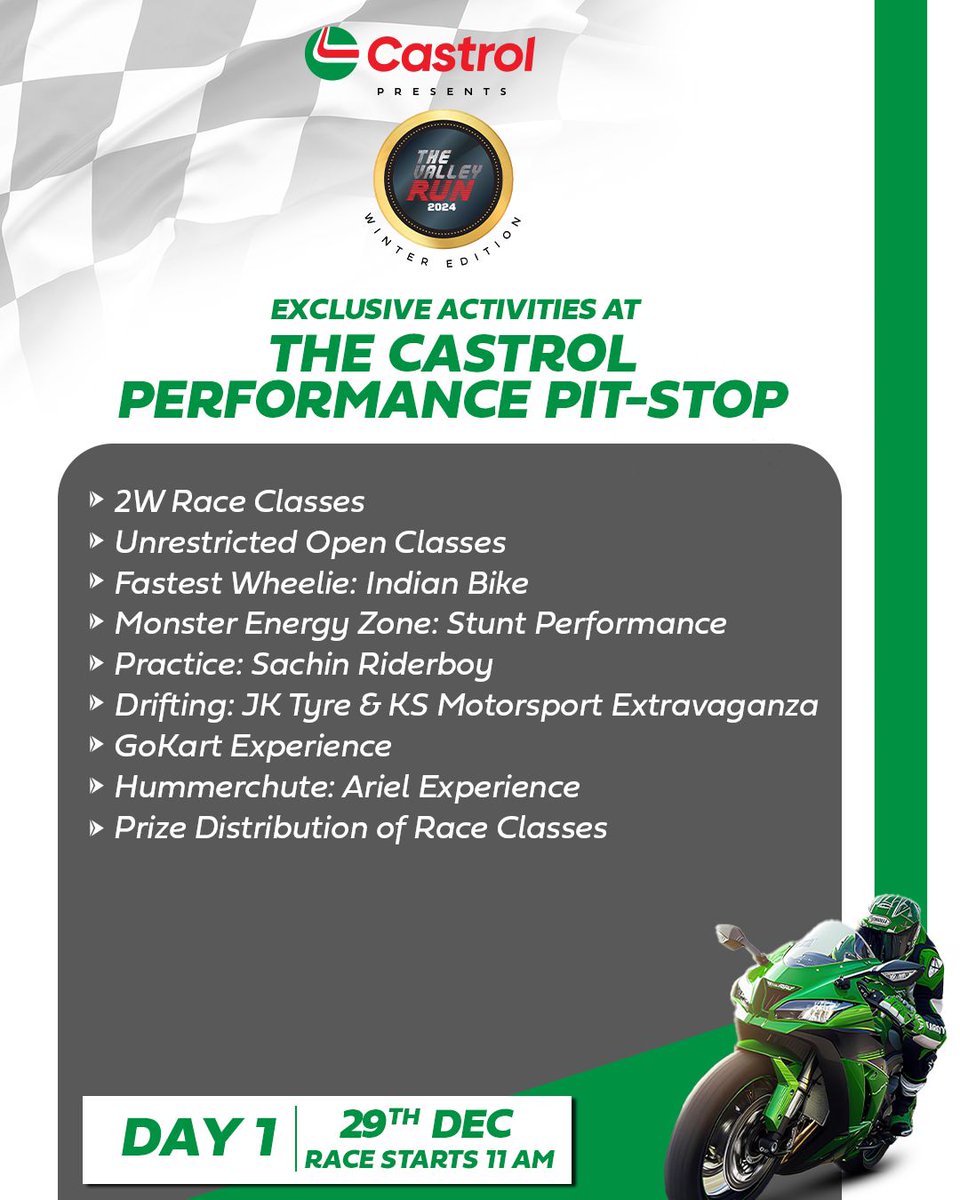 castrolbiking's tweet photo. The #ULTIMATE news just dropped!
Your chance to win ULTIMATE rewards is now extended till 31st December! 

The Scan &amp; Win offer is still on! Grab your Castrol POWER1 pack today! https://t.co/B6xtXwfDqT