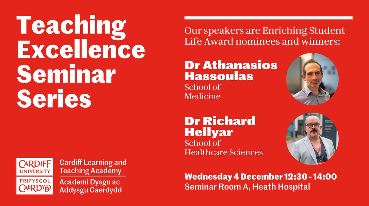 Join us on Wednesday 4 December for the first session in our new #TeachingExcellence Seminar Series. 
 
The series is an opportunity to learn from our excellent educators about their learning and teaching practice.  

It's open to all staff - register now!
forms.office.com/pages/response…