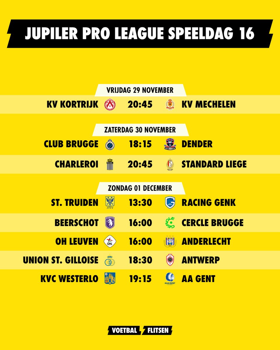 ⚡ Lees nu onze voorbeschouwing voor speeldag 16 😉

 ➡️ voetbalflitsen.be/nieuws/9y306f/…

#Voetbalflitsen #JPL #voorbeschouwing #ProLeague
