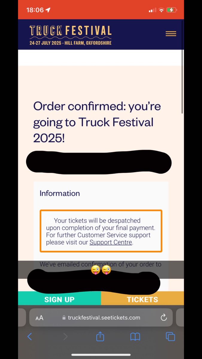 Jacob_Parker4's tweet photo. Got my ticket 😜 @TruckFestival https://t.co/tCPBwlK9P5