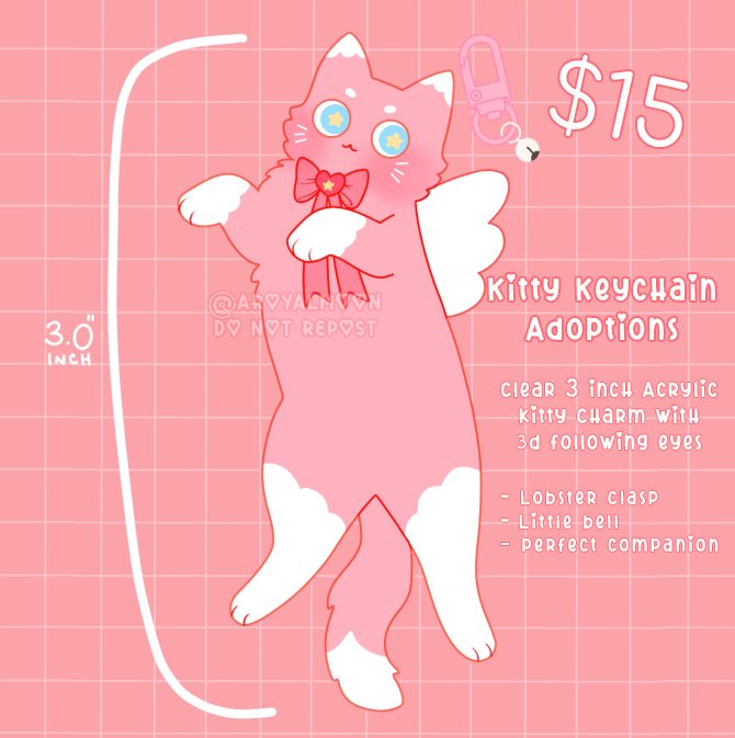 AROYALMOON's tweet image. Kitty Acrylic Keychain PREORDERS open Black Friday @ Noon CST! Meet your Magical Companion: Otaku Kitty!

#kitty #cats #catmerch #kitten #kawaii #anime #magicalgirl