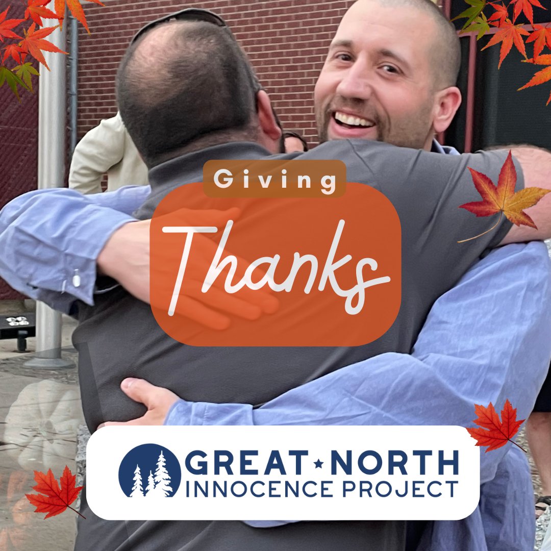 This giving season, we're grateful for our amazing clients who teach us about resilience, faith in community, and strength. We're grateful for our supporters and partners, without whom we would not be able to free innocent people like Robert from prison. Thank you!