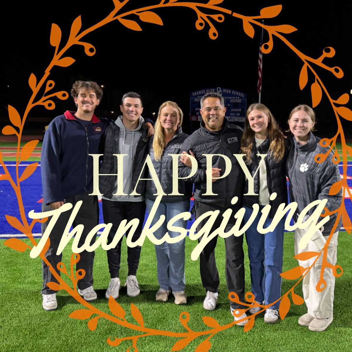 CoachJonGoodman's tweet image. Happy Thanksgiving from the Goodman family!  Eternally grateful for the gift of Jesus, family, and friendships!

#playasone