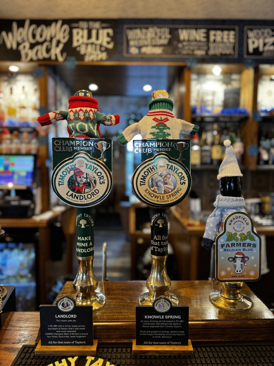 BlueBallWorrall (@ballworrall) on Twitter photo Lovely new handles from our friends at <a href="/TimothyTaylors/">Timothy Taylor's Brewery</a> 💙 Jumpers fit nicely too 🎄 Lovely new handles from our friends at <a href="/TimothyTaylors/">Timothy Taylor's Brewery</a> 💙 Jumpers fit nicely too 🎄