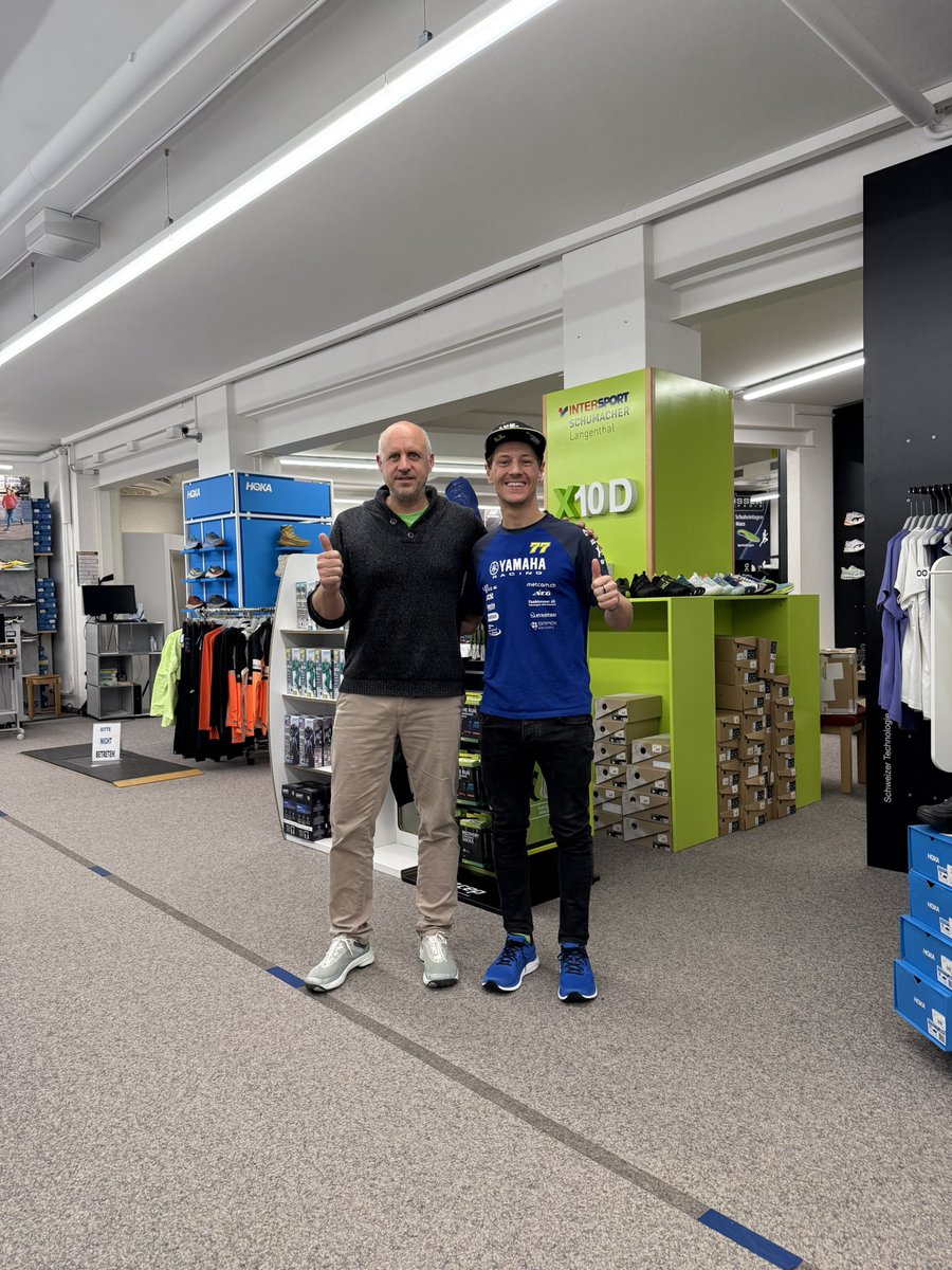 DomiAegerter77's tweet photo. New shoes day 🏃‍♂️ 
Danke Tobias für die super Beratung. @schumachersport Langenthal

#run #running #shoes #video #perfection @newbalancerunning @newbalance #motionmarker #motivation #analysis #straight #healthy #training #domi77 #aegi77 #77 #livefullgas #domifighter https://t.co/PJBRXZWsgS
