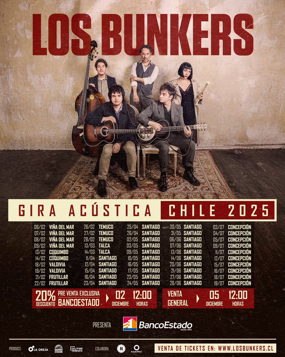 #LosBunkers #GiraAcústica